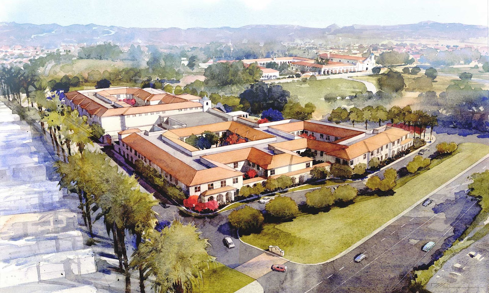 The Hacienda Mission San Luis Rey
