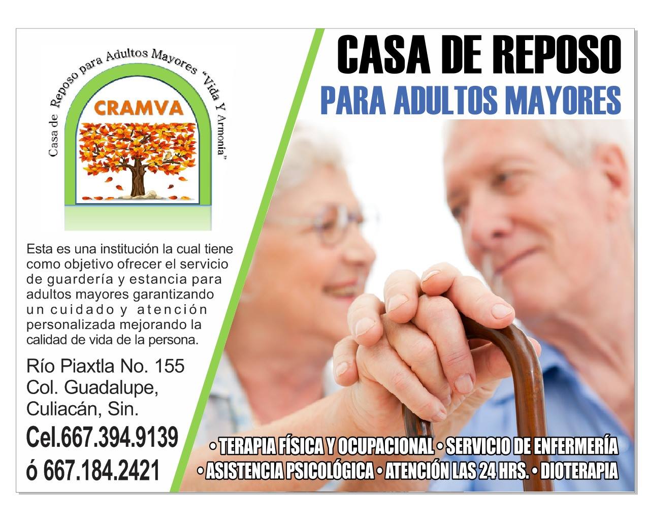 Casa de Reposo para Adulto Mayor Vida y Armonía (CRAMVA)