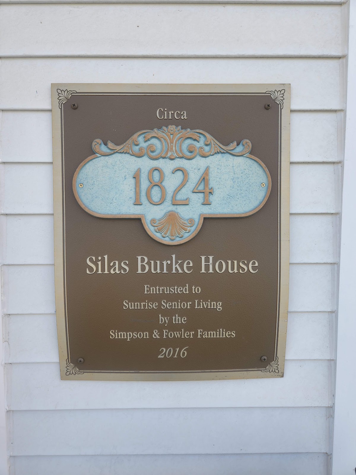 Sunrise at Silas Burke House
