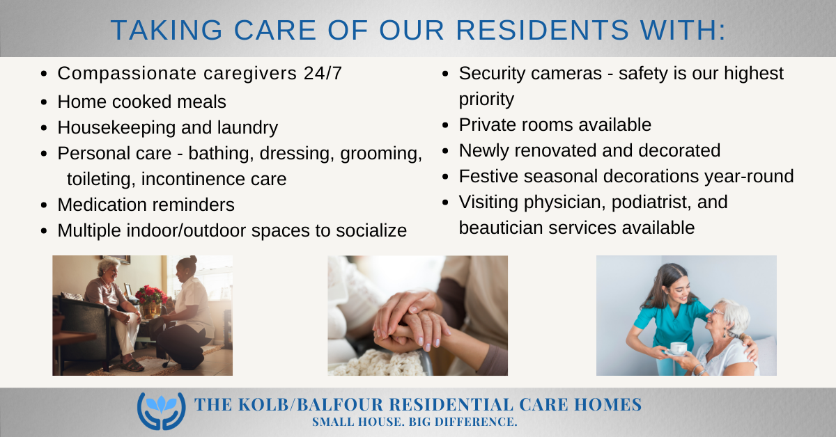 The Kolb / Balfour Residential Care Homes