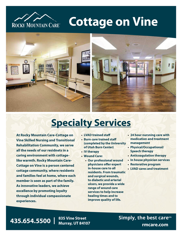 Rocky Mountain Care - Cottage on Vine