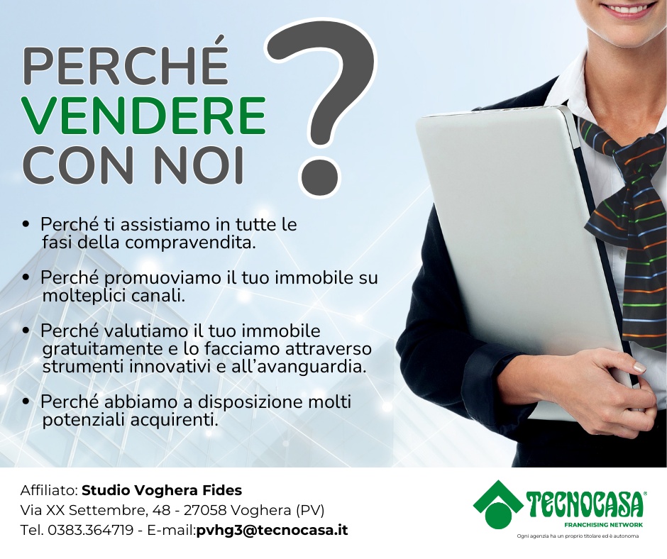 Affiliato Tecnocasa Studio Voghera Fides