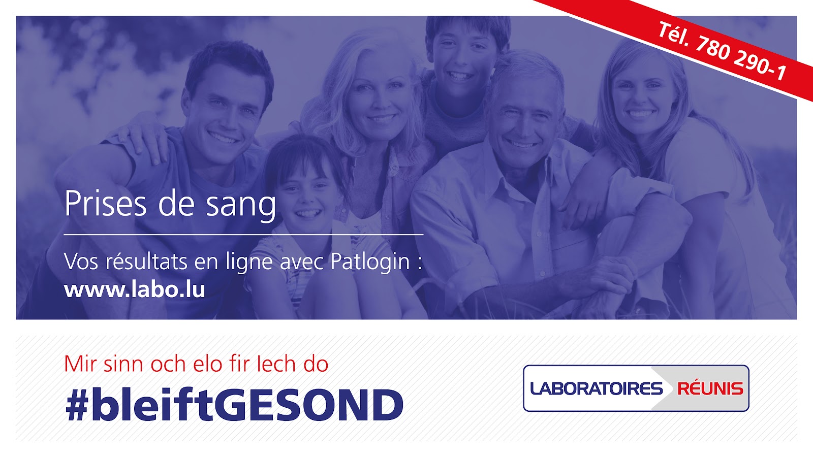 Laboratoires Réunis - Prises de sang