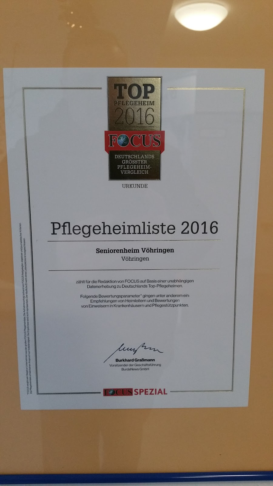 Pasodi gGmbH Seniorenheim Vöhringen