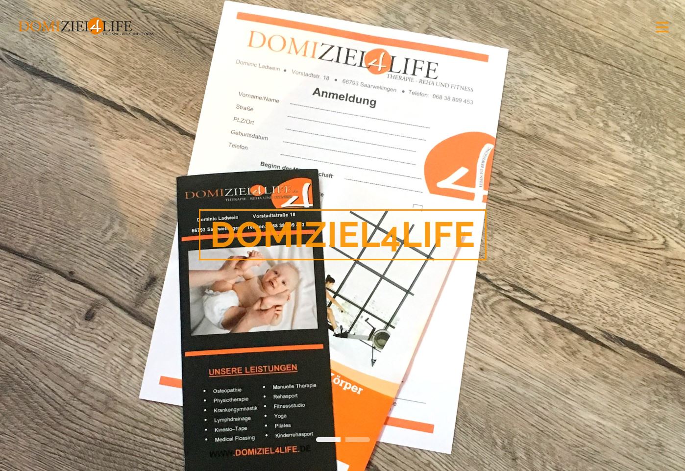 Domiziel4life | Praxis für Physiotherapie, Osteopathie & Fitness | Inh. Dominic Ladwein
