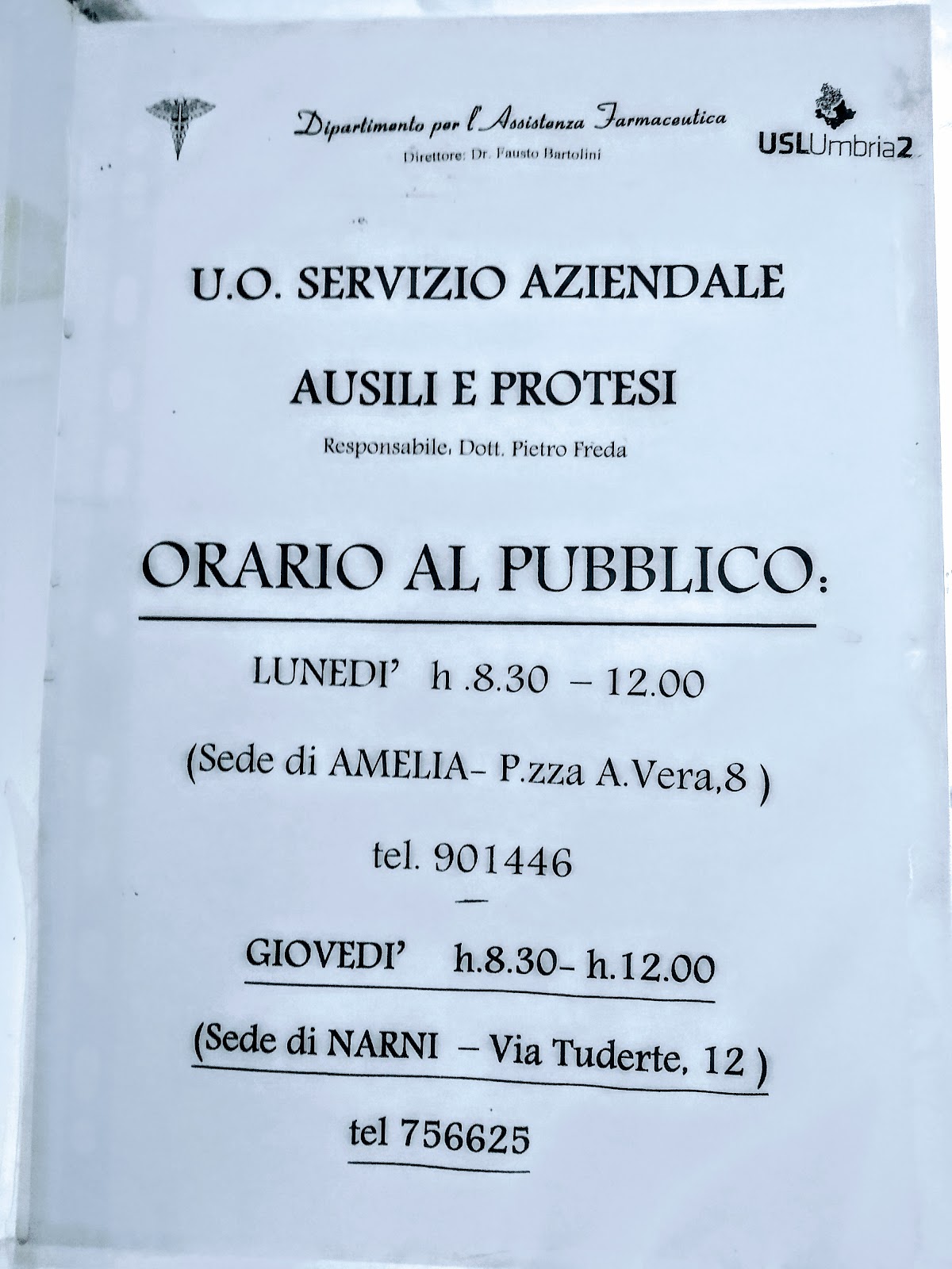 USL Umbria 2 - Centro Di Salute Narni Scalo