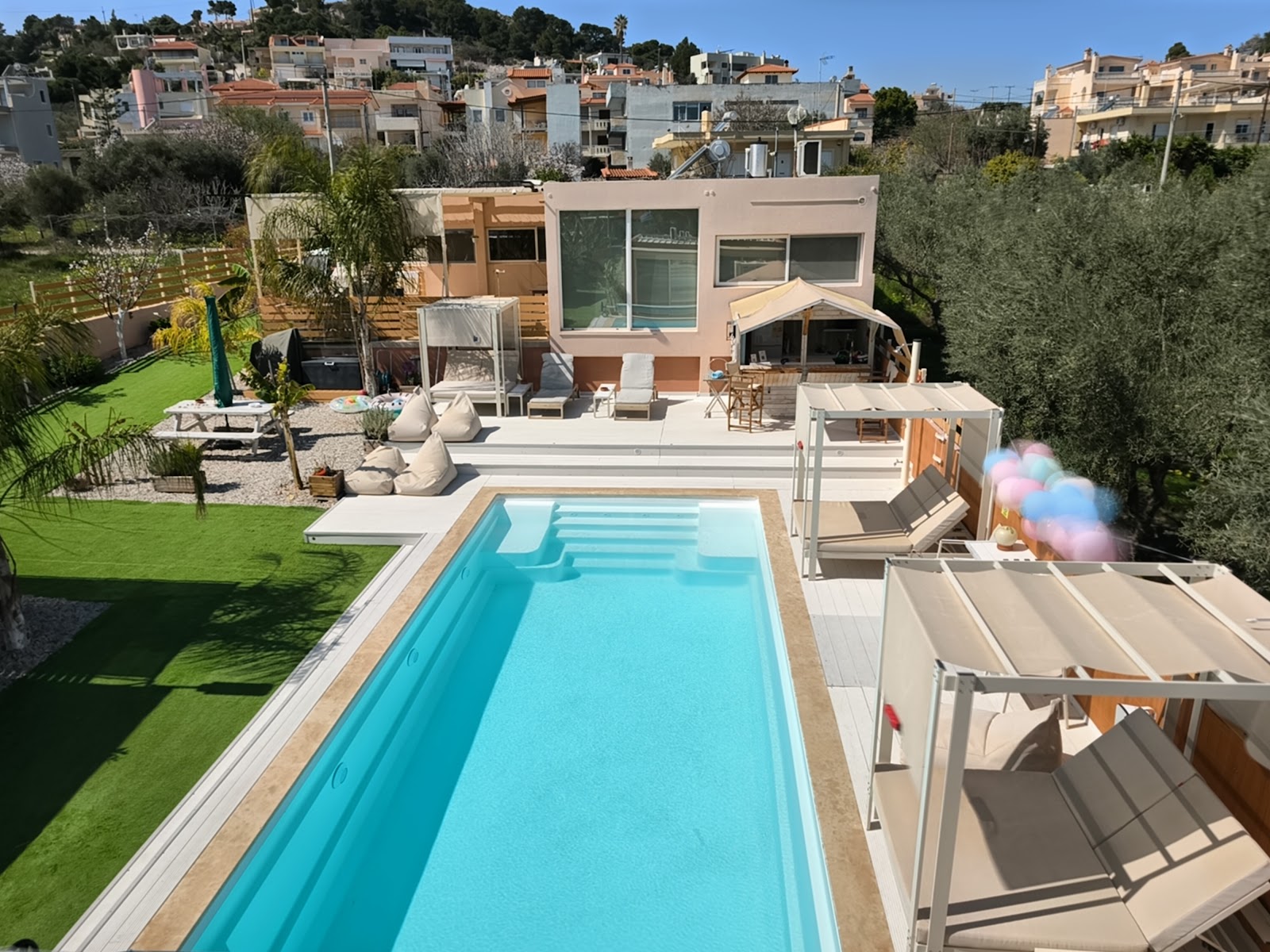 Modular Bungalows With Heated Pool Artemis Greece