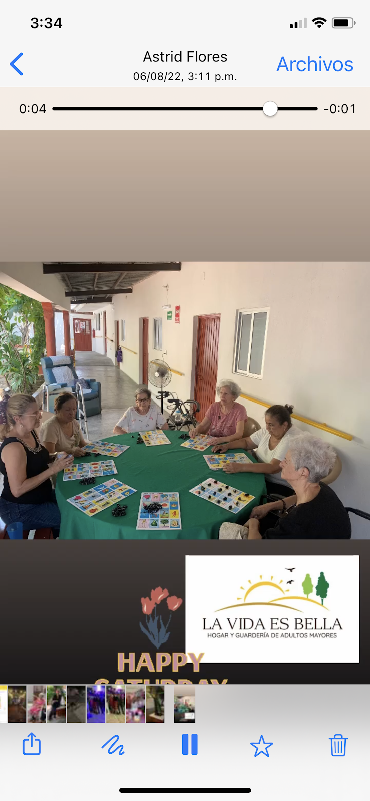 Asilo y guardería para adultos La Vida es Bella