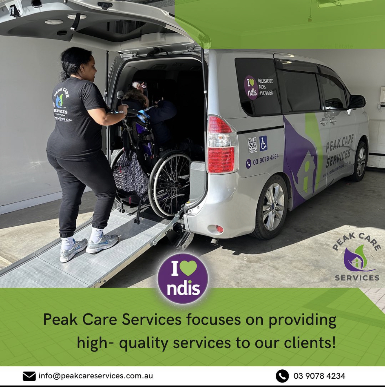 Peak Care Services I Registered NDIS provider